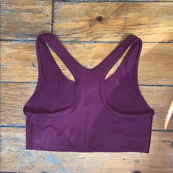 PINK Victoria secret gym top.  Burgundy color. - Picture 4 of 5